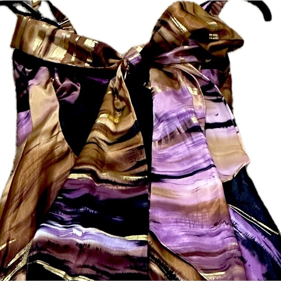 👠🥂 MARY L COUTURE Rare Bohemian Goddess Holiday Gala Gown | XS/S | Formal Maxi - Picture 4 of 5